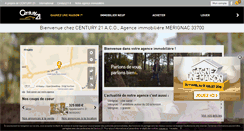 Desktop Screenshot of century21-aco-merignac.com